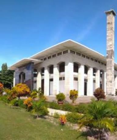 Perkiraan tiba di Masjid Agung Pangandaran