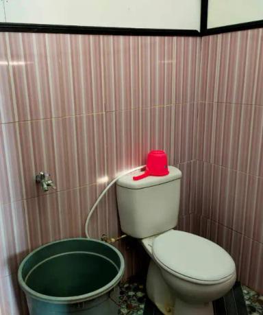 Kembali ke penginapan di Pulau Derawan